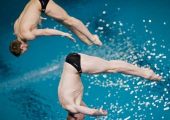 Результаты международного "Гран-При" по прыжкам в воду.