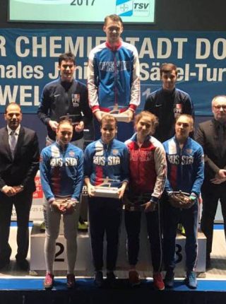 Константин Лоханов завоевал первое место на Кубке Мира по фехтованию