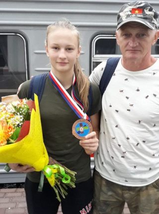 В Саратове встретили бронзовую призёрку Кубка Европы по дзюдо. 