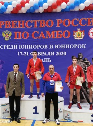Товмасян Арман - победитель Первенства России по самбо среди юниоров