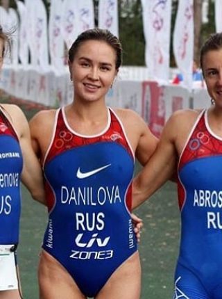 Александра Разарёнова серебряный призёр Чемпионата России по акватлону 2020 года. 