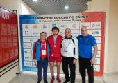 Дмитрий Богин завоевал бронзовую медаль на Первенстве России по самбо