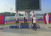 Первые медали Первенства России по гребле на байдарках и каноэ.