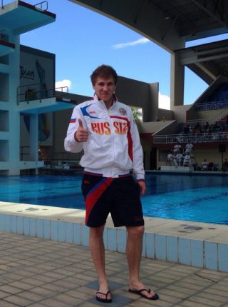 Аркадий Айдаров завоевал две медали на всероссийских соревнованиях по прыжкам в воду