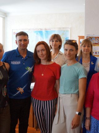 В центре спортивной подготовки прошла встреча с участницами Чемпионата Европы по гребному спорту.