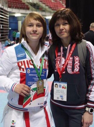 Щербина Анна – «Мастер спорта России» по каратэ.