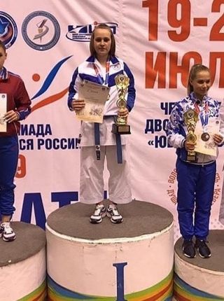 Щербина Анна победительница Спартакиады учащихся России 2019 по каратэ. 