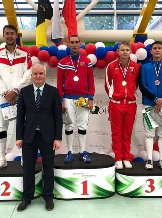 Константин Лоханов серебряный призёр всероссийских соревнований по фехтованию. 