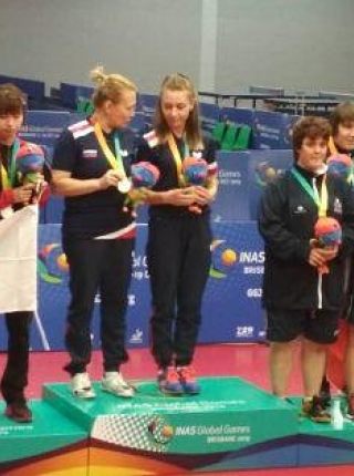 Анжелика Косачева бронзовый призёр Всемирных игр по настольному теннису спорта ЛИН. 