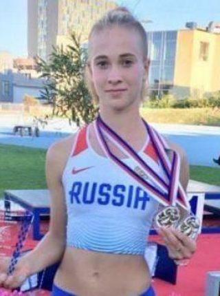 Кукушкина Анастасия победитель Первенства России по лёгкой атлетике 
