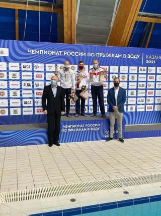 Захаров Илья и Черных Елена серебряные призёры Чемпионата России по прыжкам в воду 2021 г.