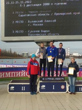 Николай Червов завоевал золото на Кубке России и всероссийских соревнованиях по гребле на байдарках и каноэ 